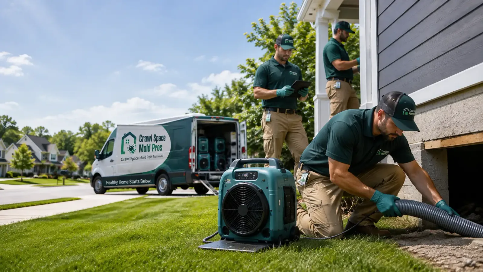Crawl Space Mold Removal in Tippecanoe, OH